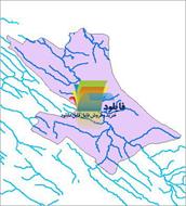 شیپ فایل آبراهه های شهرستان دنا واقع در استان کهگیلویه و بویراحمد